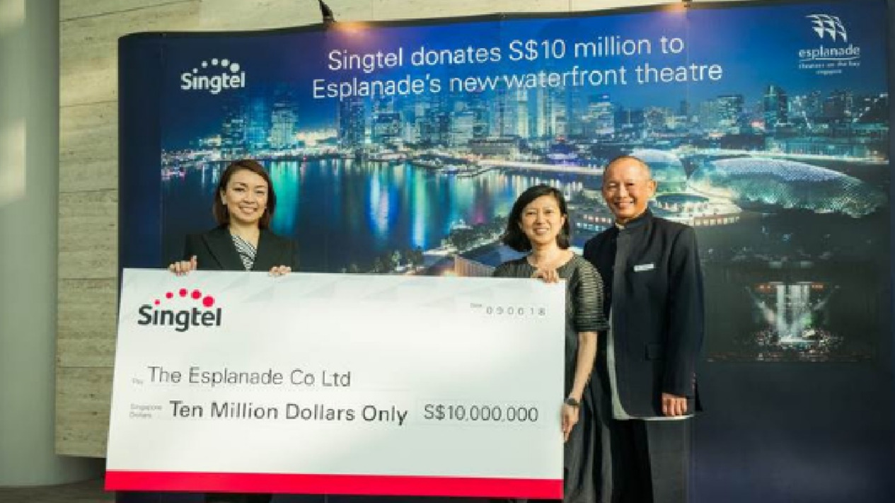 Singtel donates SGD10 million to Esplanade’s new waterfront theatre