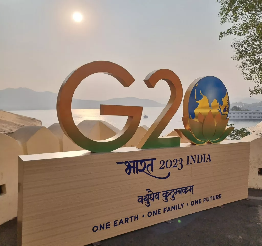 G20 signage in India