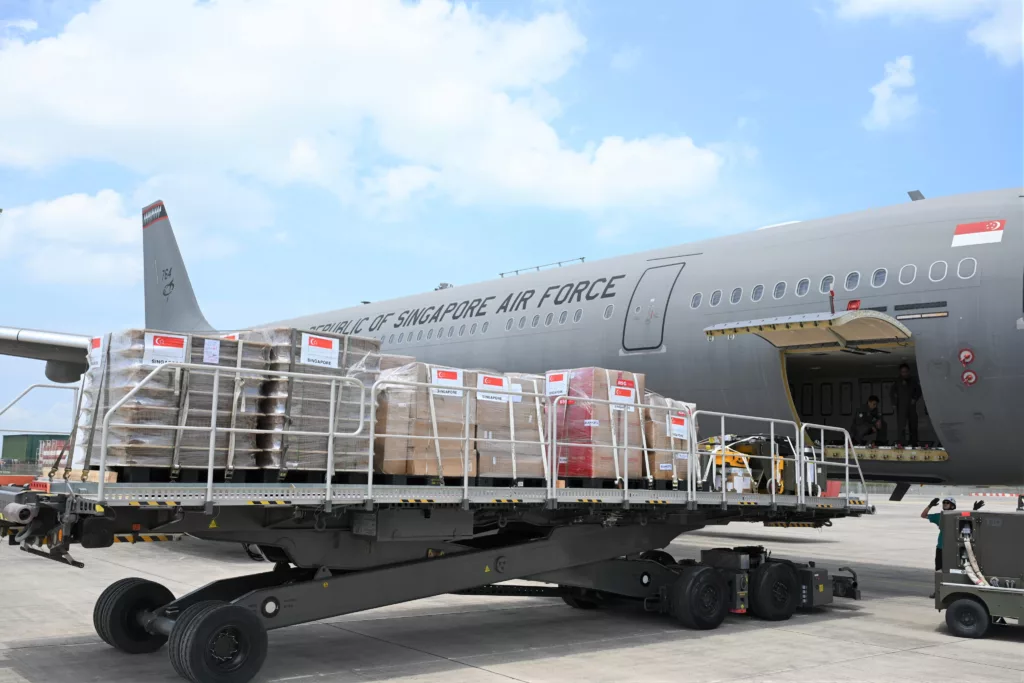 Singapore plane ready for Gaza aid airdrop