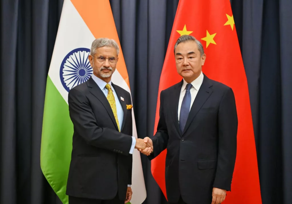 Indian EAM S Jaishankar with Chinese FM Wang Yi