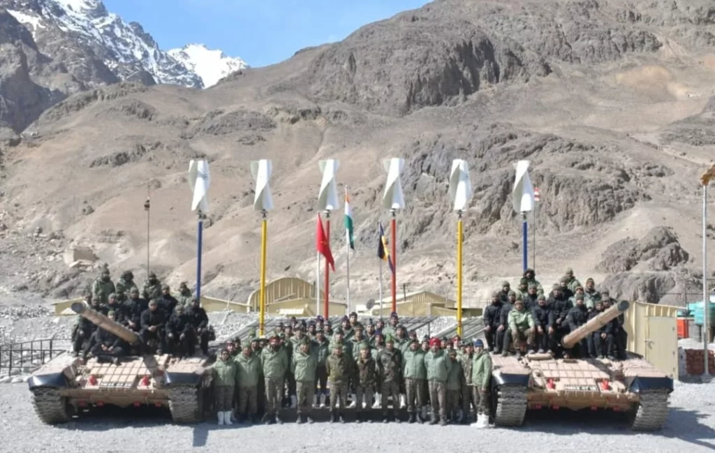 Indian military personnel in Ladakh
