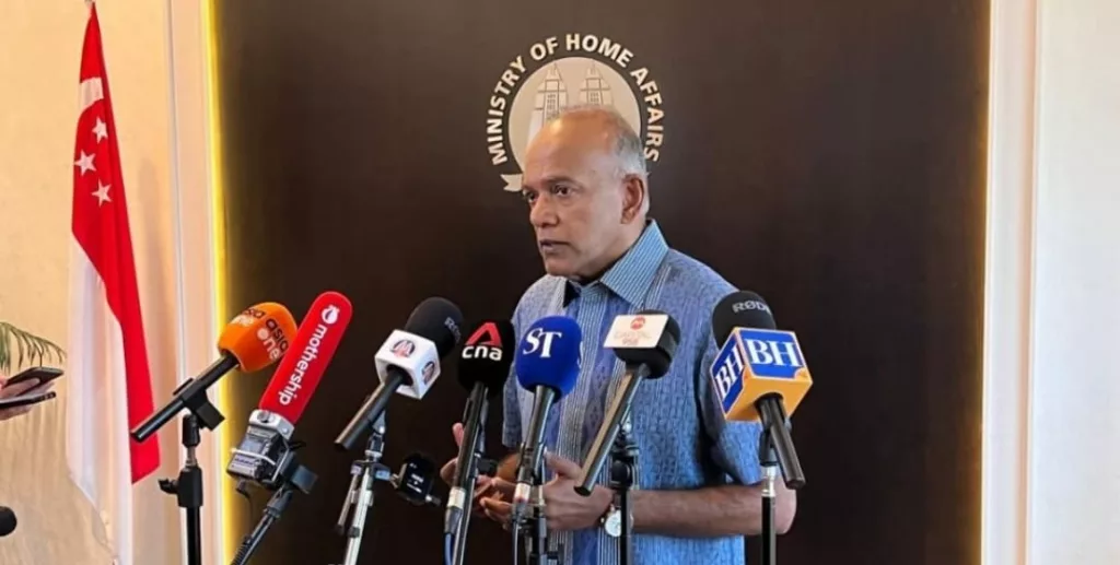Singapore Law and Home Affairs Minister K Shanmugam