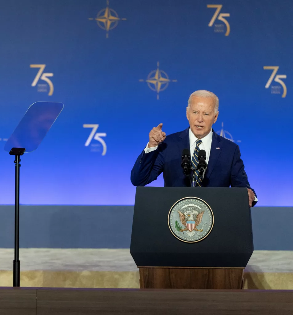 US President Joe Biden at the NATO summit