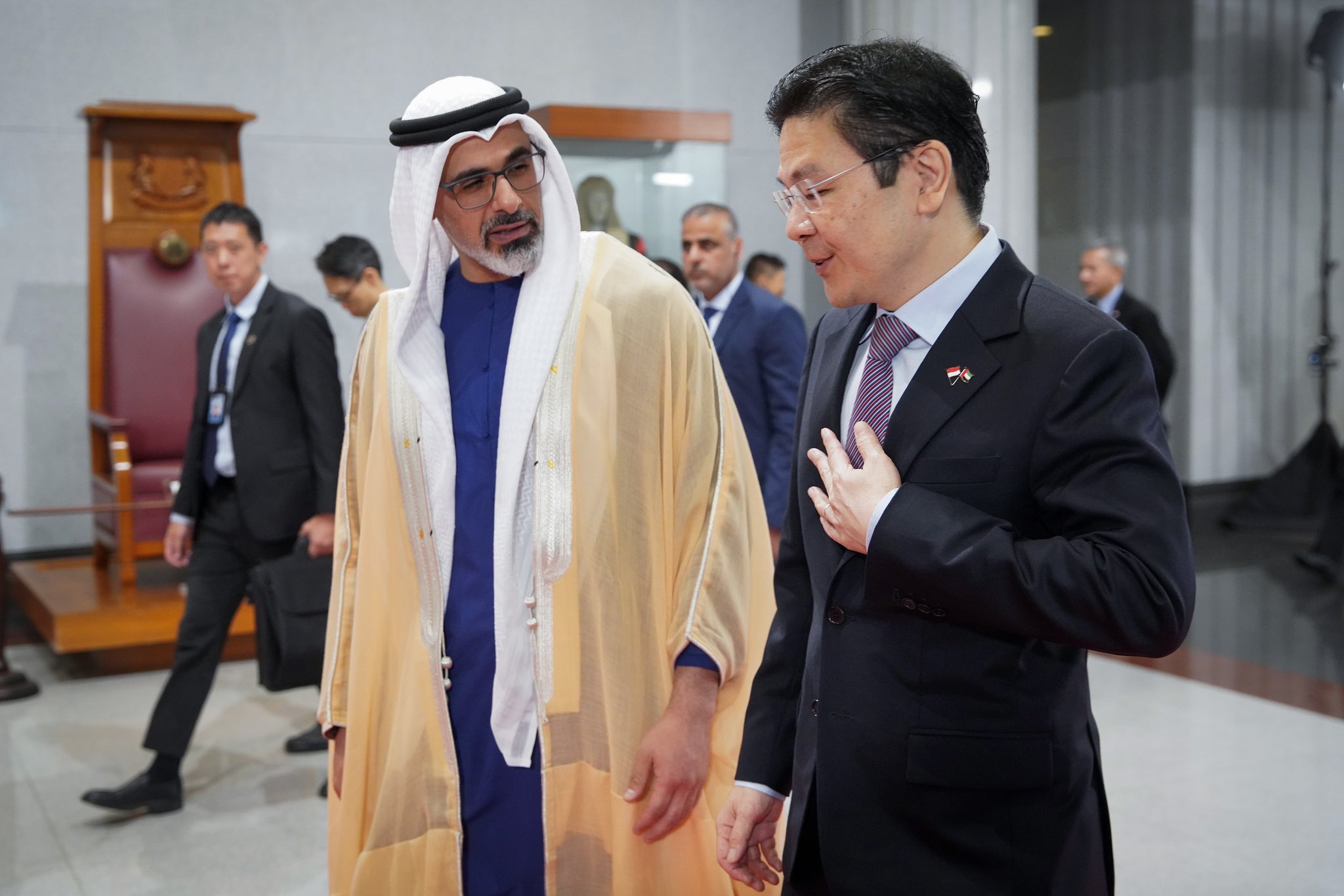 Abu Dhabi crown prince visits Singapore; 8 MoUs signed, ranging from AI to clean energy