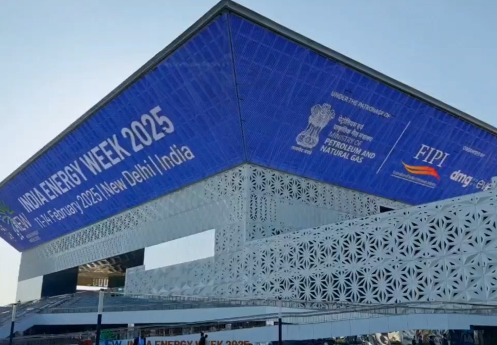 India's national capital, New Delhi, played host to the 3rd edition of India Energy Week from February 11 to 14. Photo courtesy: Screengrab from X