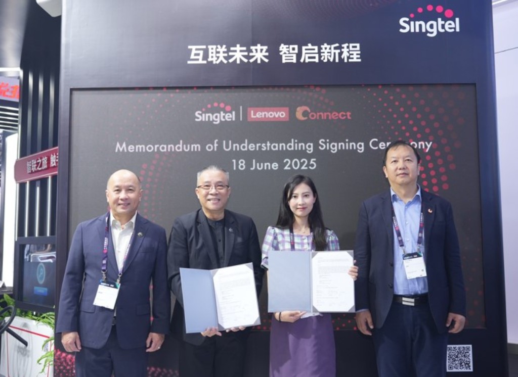 Singtel Lenovo MoU