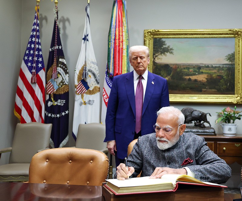 US President Donald Trump on Wednesday announced that India will pay 25 per cent tariffs from August 1