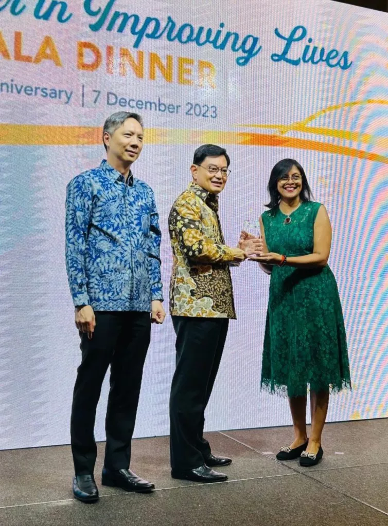 Sonali receives the “Together in improving lives” award in 2024
