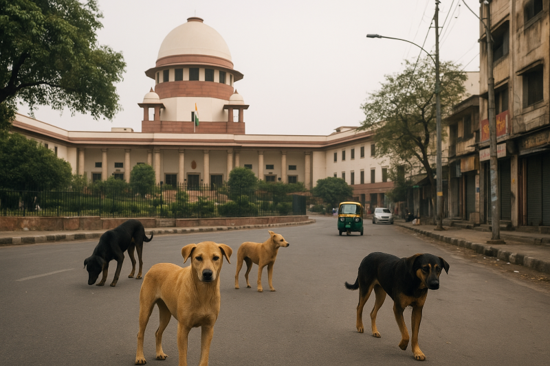 The Supreme Court on Friday said dogs, except the aggressive ones, should be sterilised and released from shelter homes
