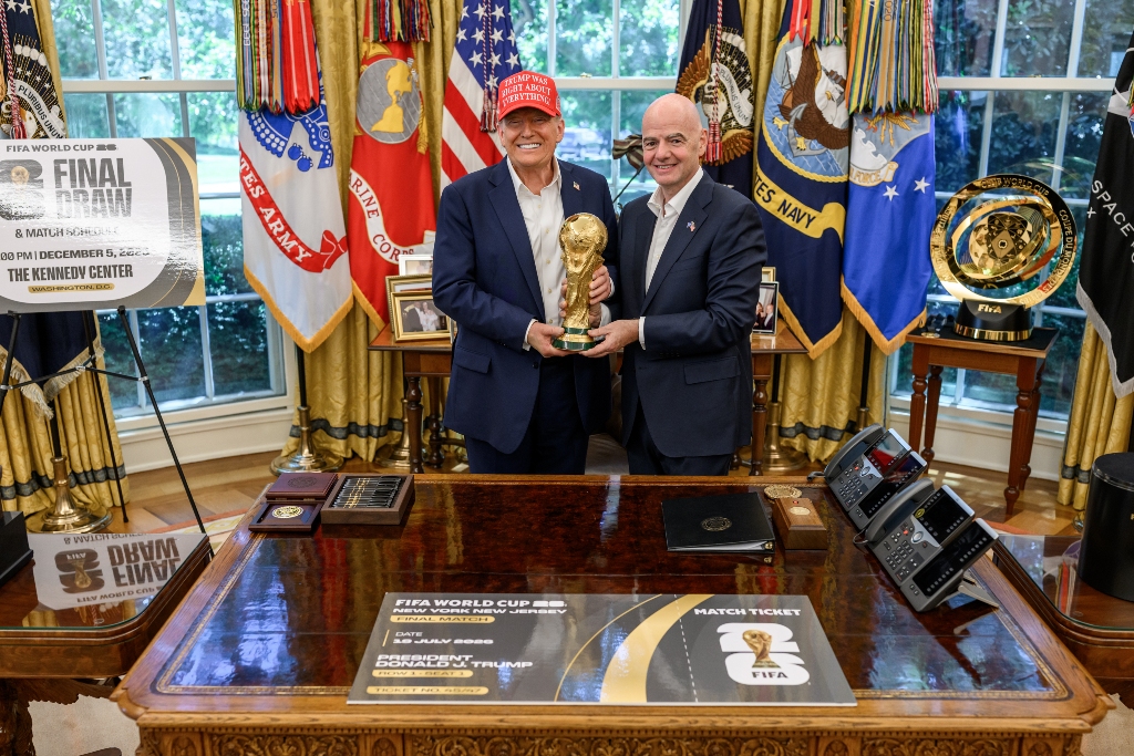 Trump, Infantino Football World Cup