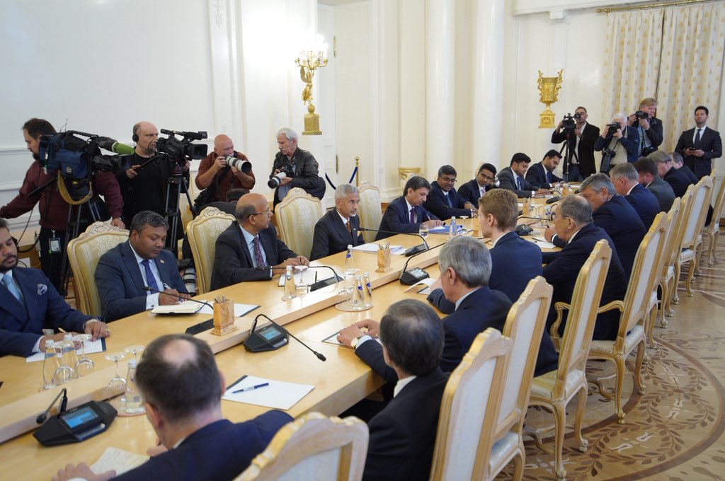 India-Russia delegations in Moscow