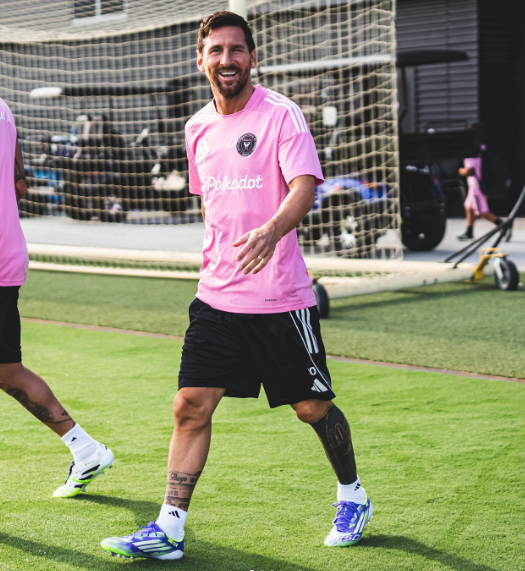 Lionel Messi playing for Inter Miami CF, United States