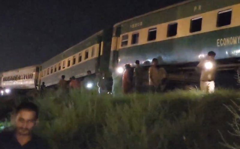 29 people injured after Islamabad Express passenger train derailed near Kala Shah Kaku in Punjab’s Sheikhupura district in Punjab