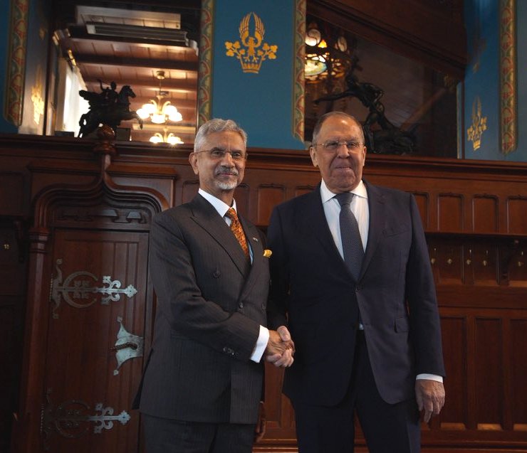 Jaishankar and Sergey Lavrov in Moscow