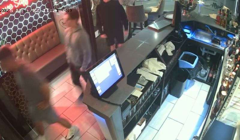 An Indian restaurant in Northampton city of England, shared their CCTV footage, which showed a group of men moving out of their facility without paying a £200 bill.