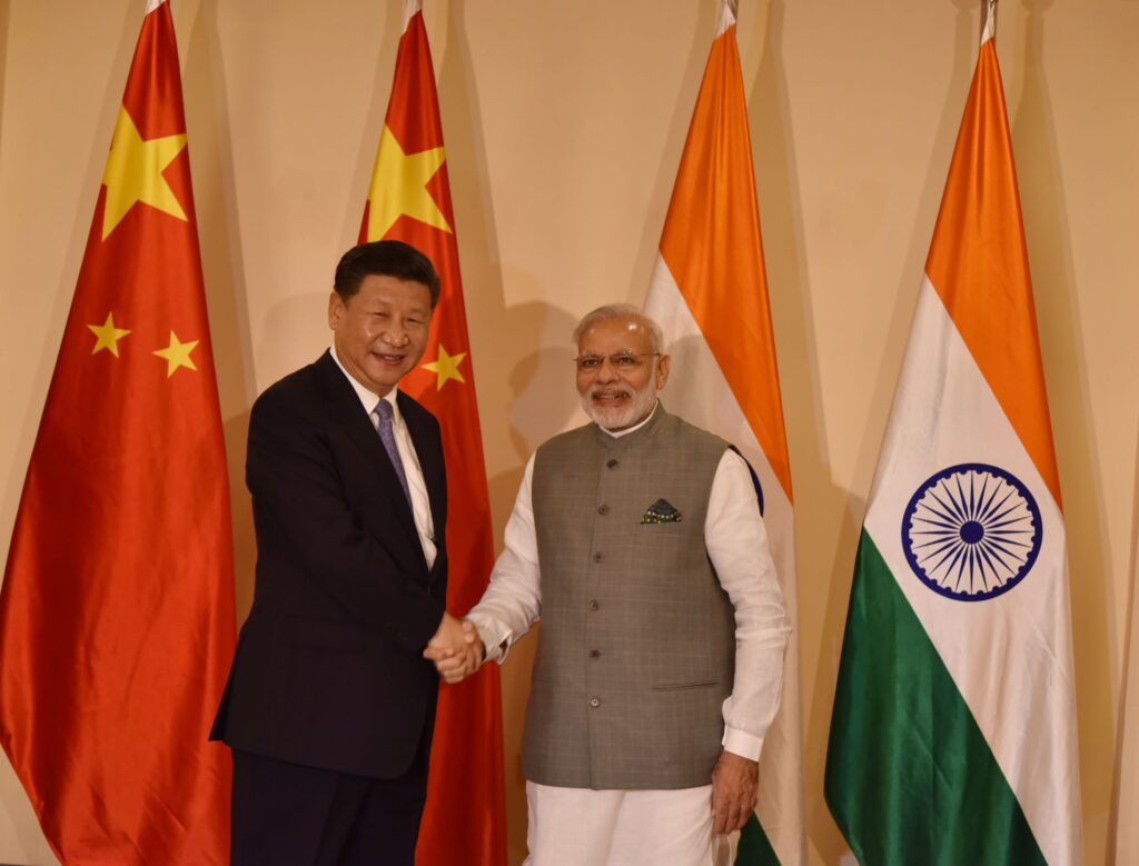 Xi Jinping and Narendra Modi