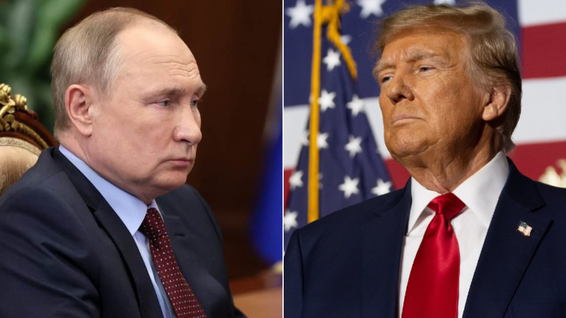 Vladimir Putin and Donald Trump