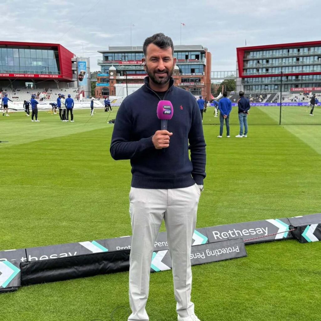 Cheteshwar Pujara broadcaster