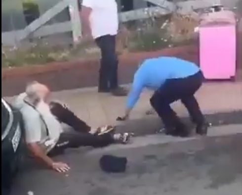 Three teenagers assaulted two Sikh men outside Wolverhampton railway station in the UK.